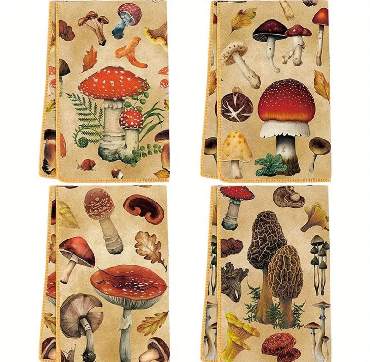 Mushroom Tea Towels