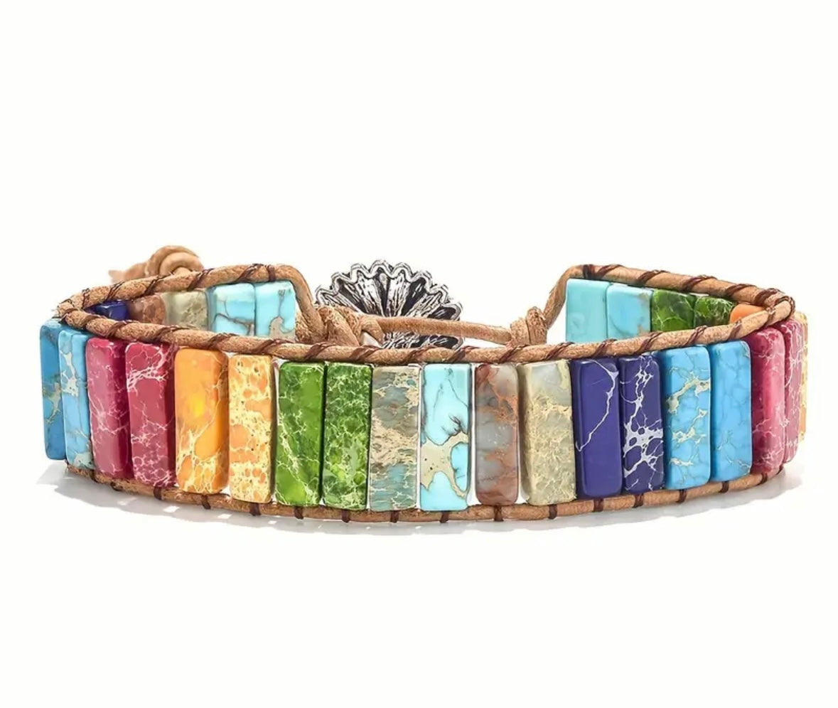 Chakra Flower Power bracelet