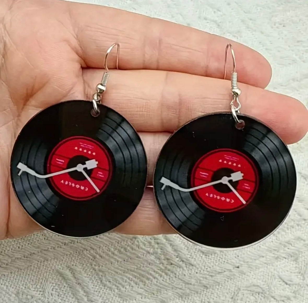Vinyl Records earrings