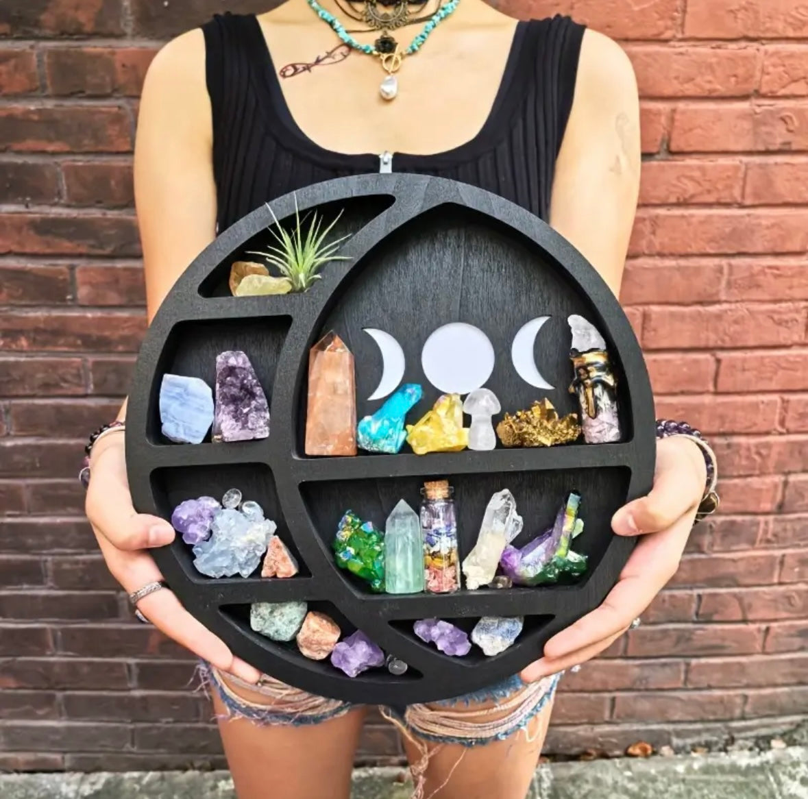 Crescent Moon Crystal Keeper