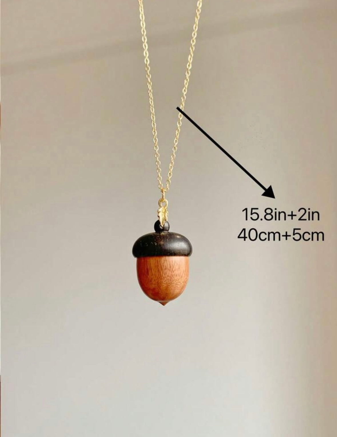 Acorn necklace
