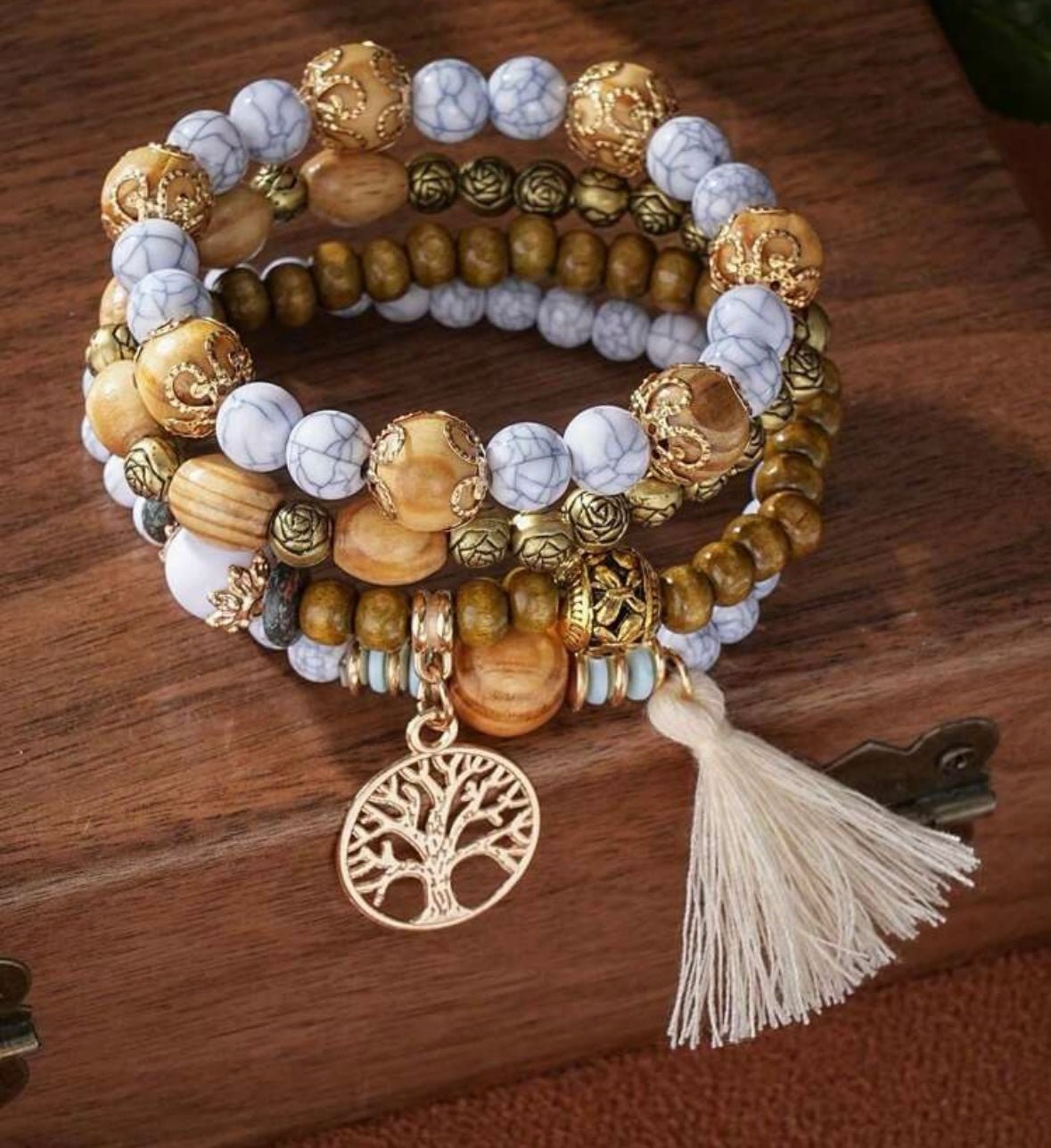 White Tree of Life bracelet