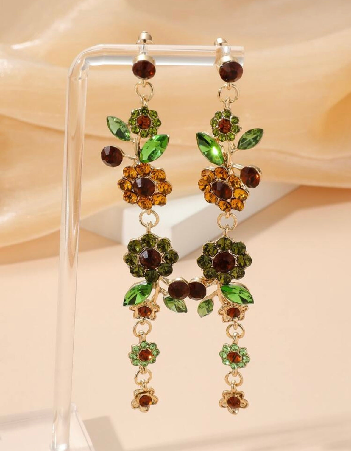 Flower Chain earrings