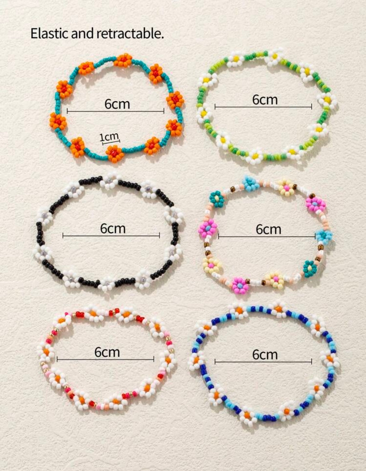 Flower Bead bracelets
