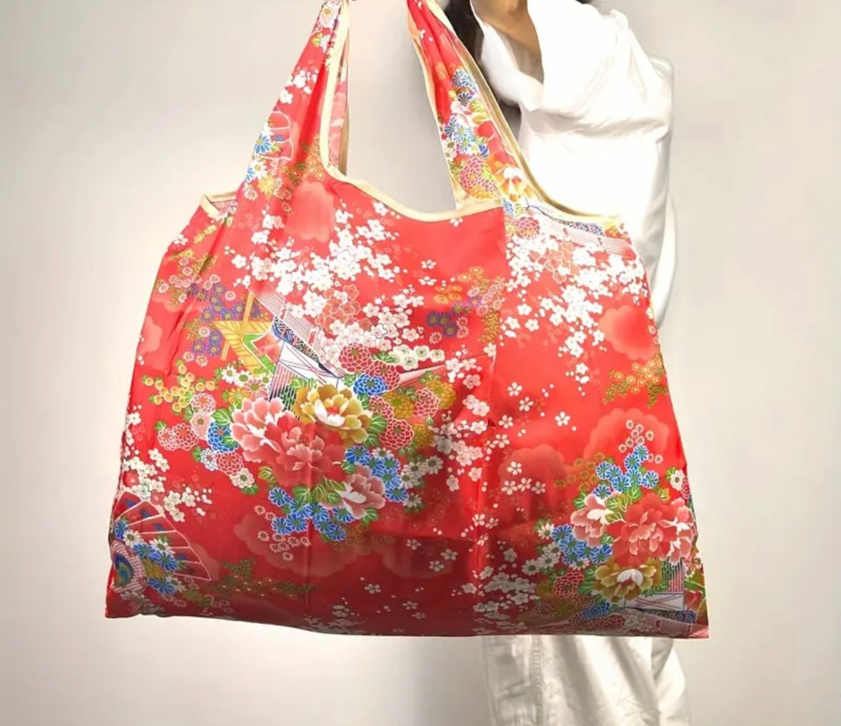 Chinese Flower Tote