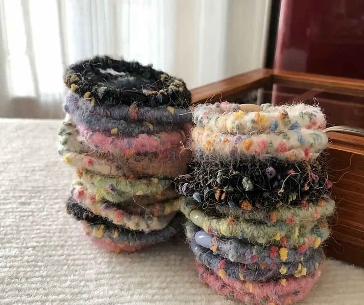 Yarn Hair Ties