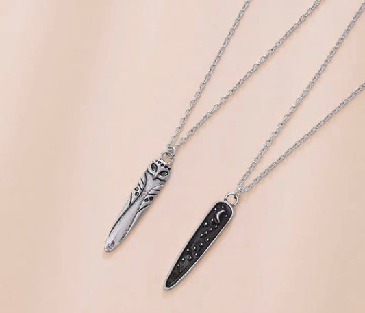 Owl Arrowhead necklace