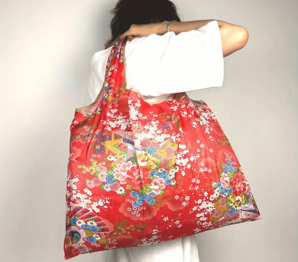 Chinese Flower Tote