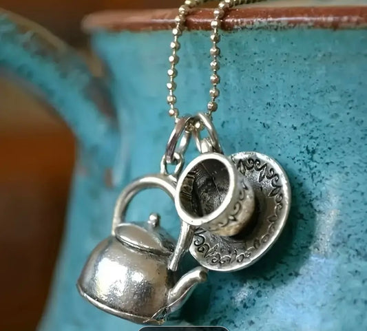 Tea Set necklace