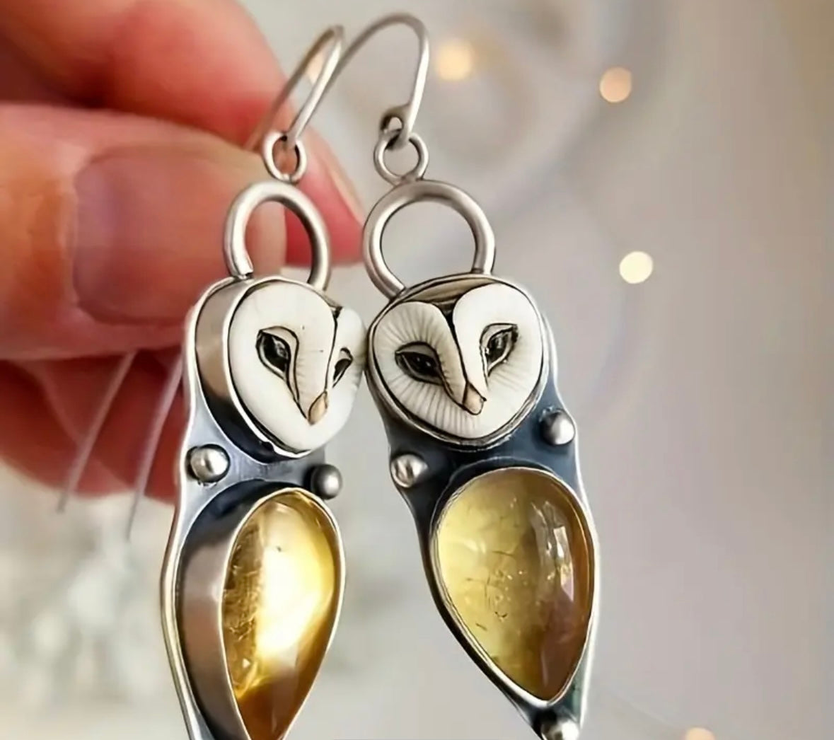 Night Owl earrings