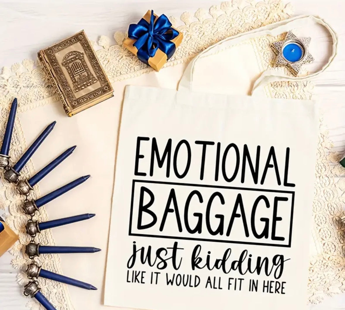 Emotional Baggage Tote