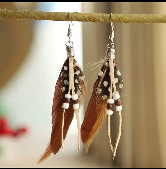 Feather Tail earrings