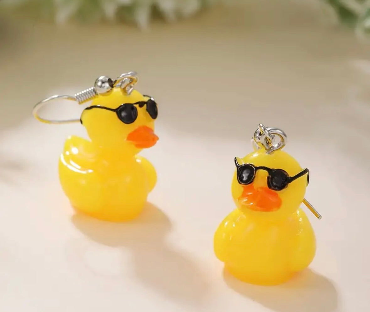 Rubber Ducky earrings