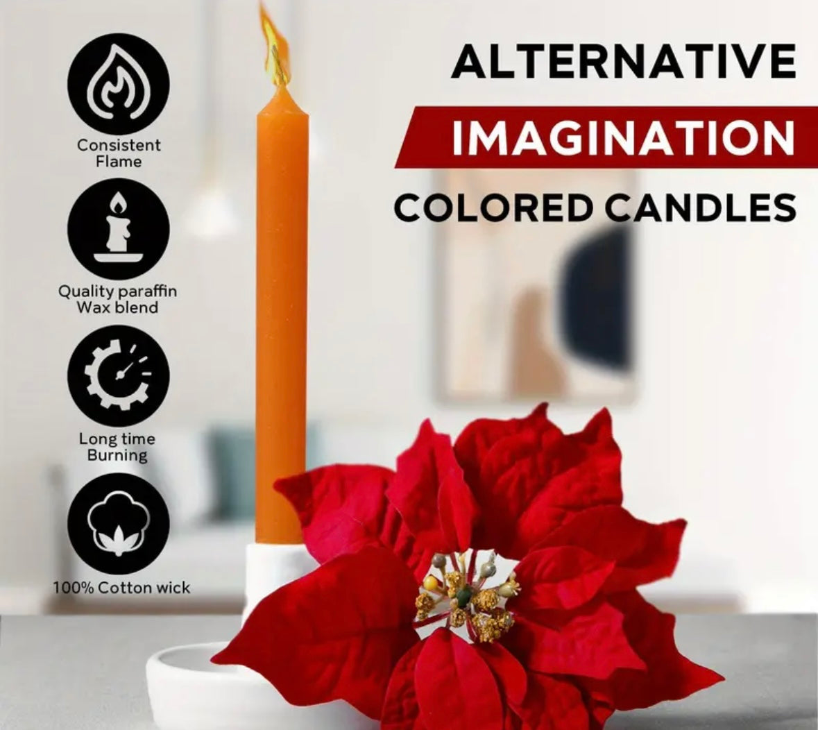 Colored candles