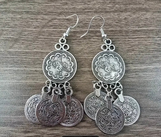 Coin earrings