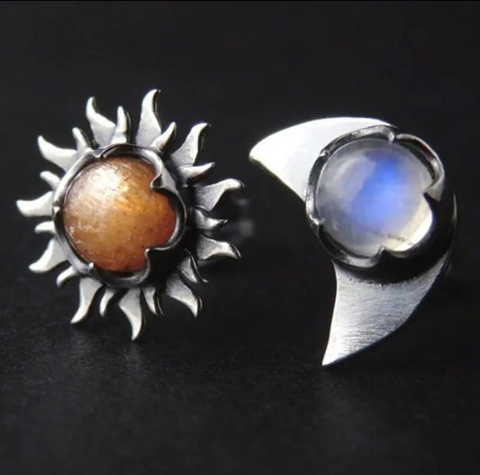 Sun & Moon earrings