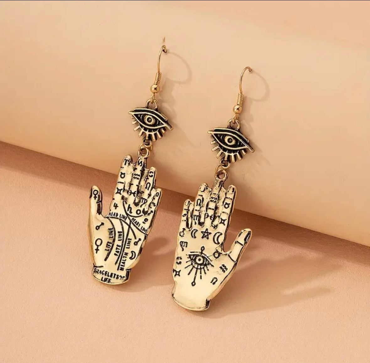 Palmistry Hands Earrings