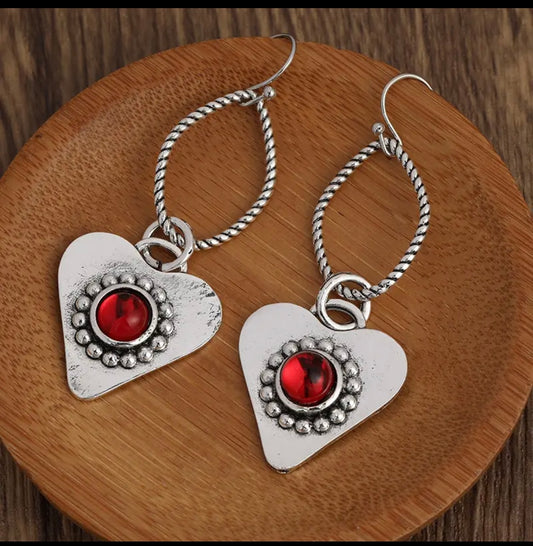 Queen of Hearts earrings