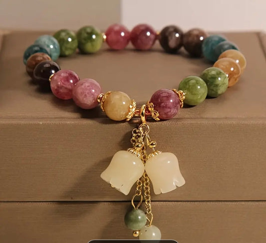 Rainbow Rose bracelet