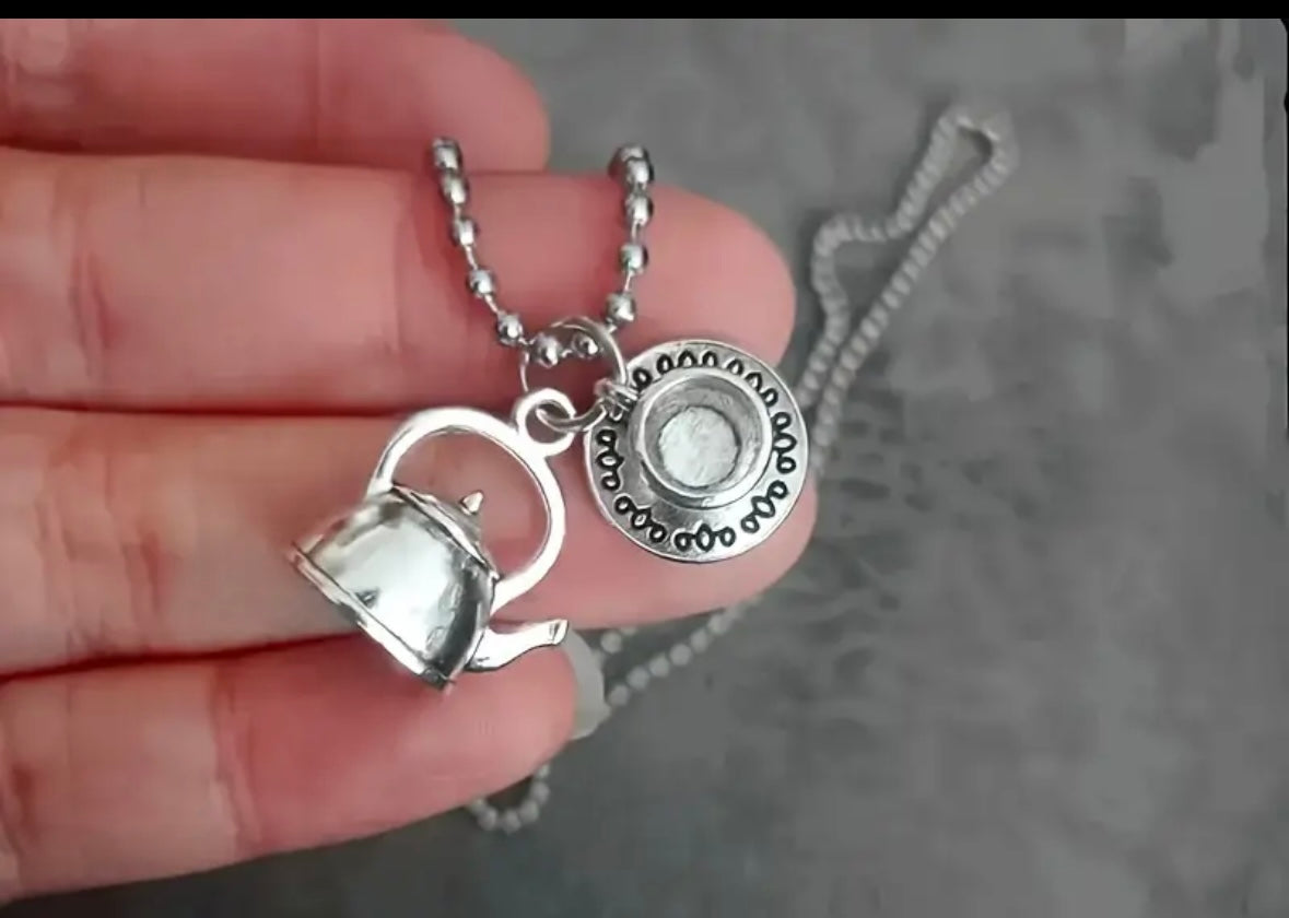 Tea Set necklace