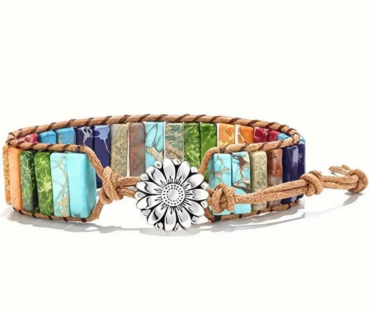 Chakra Flower Power bracelet
