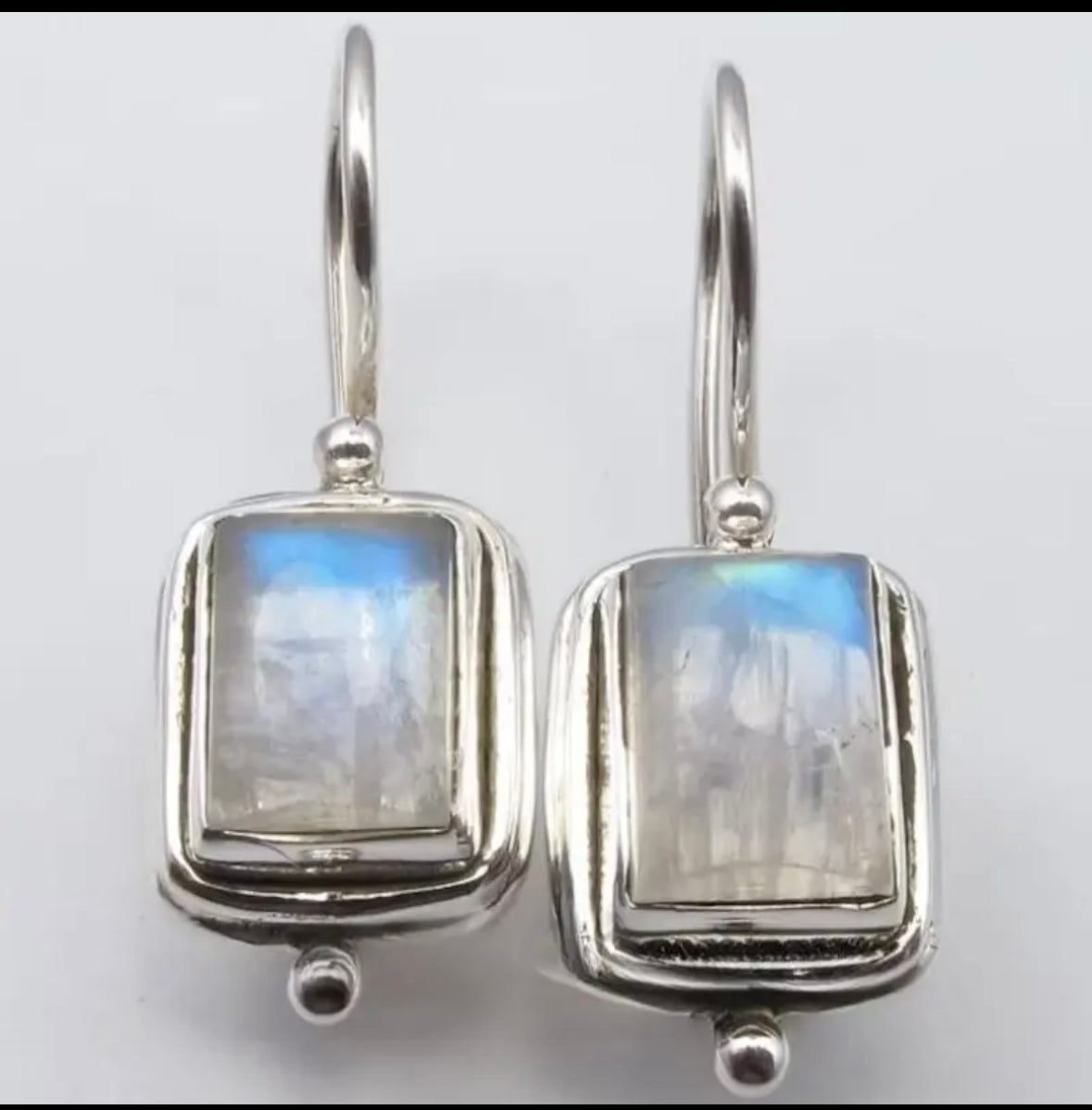 Moonstone earrings