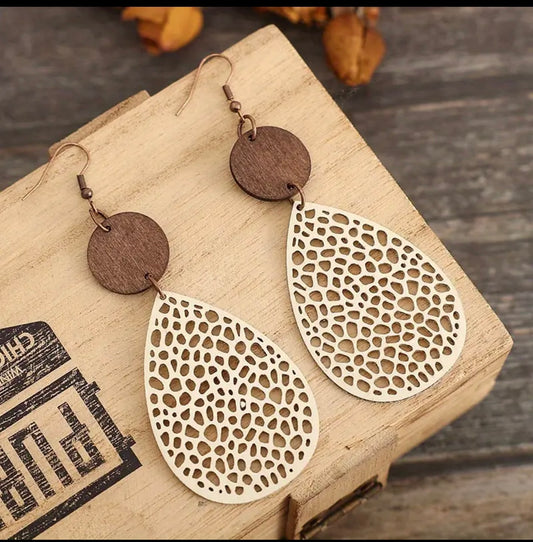 Leather BoHo earrings