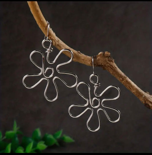 Flower earrings