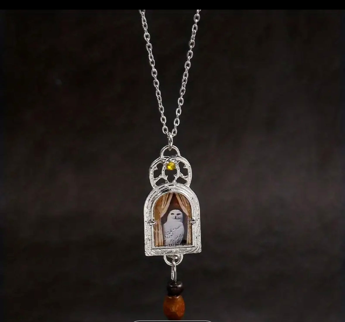 Owl Portrait necklace