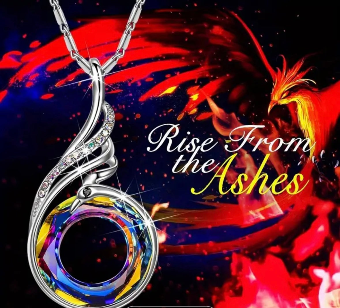 The Phoenix Rises necklace