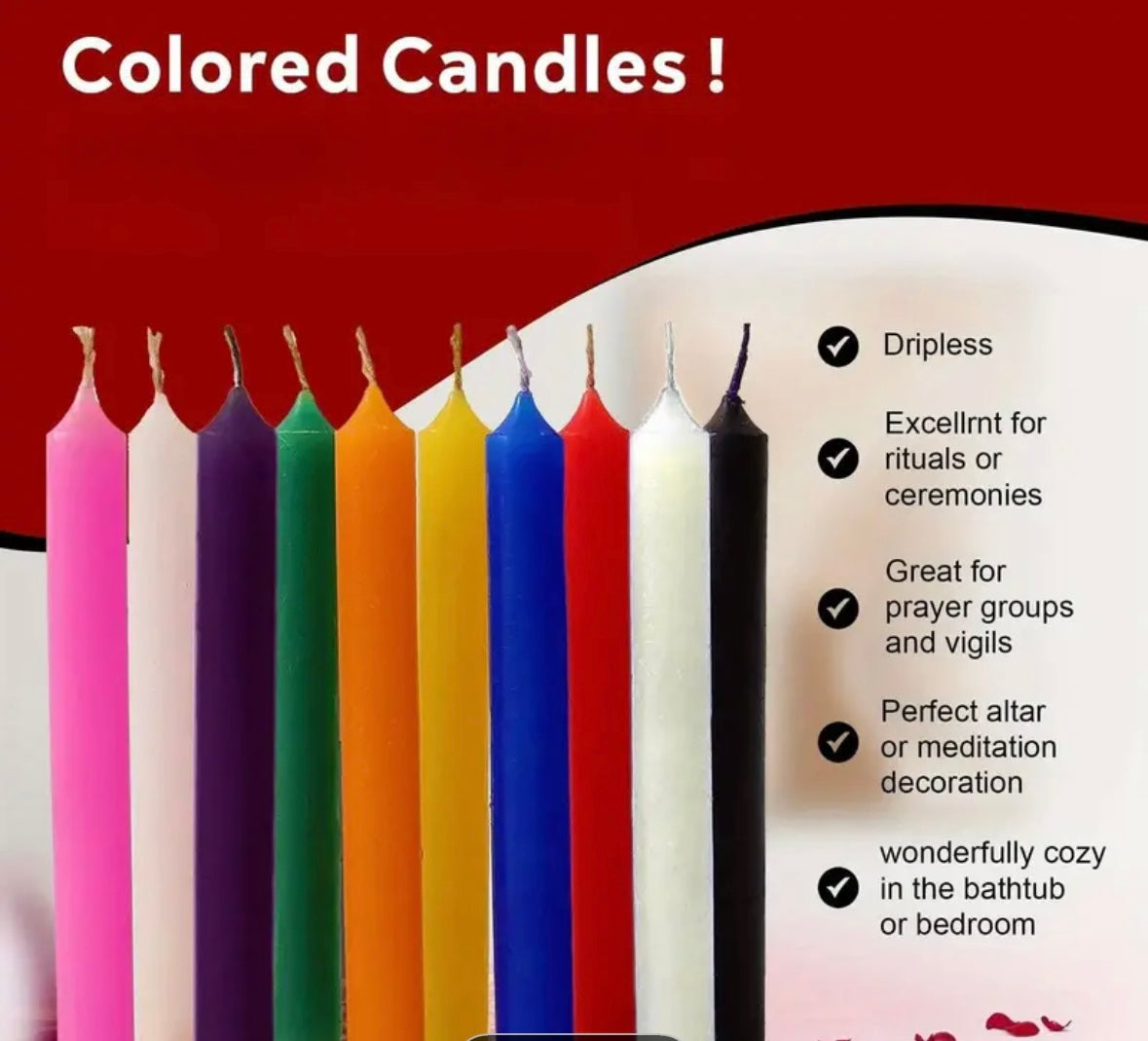 Colored candles