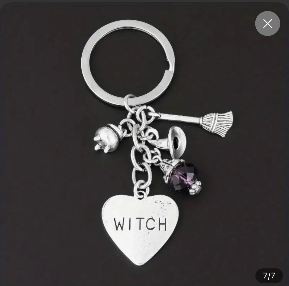 Witchy keychain