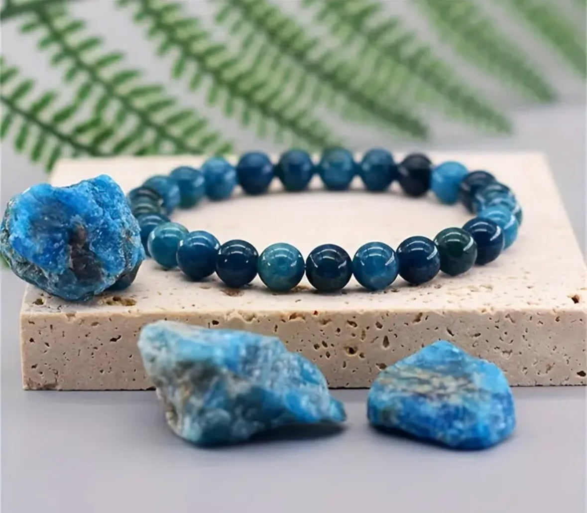 Blue Apatite bracelet