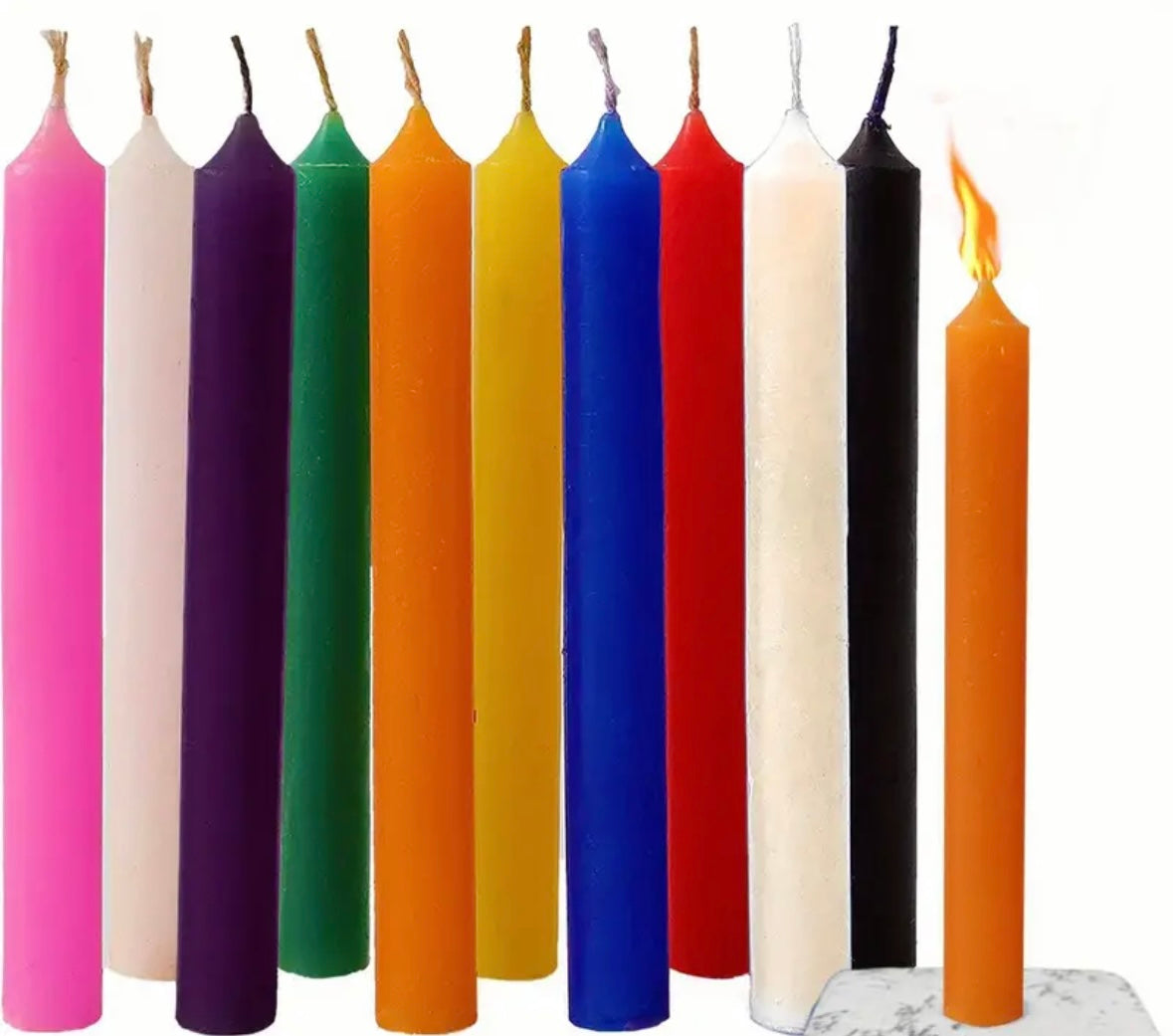 Colored candles