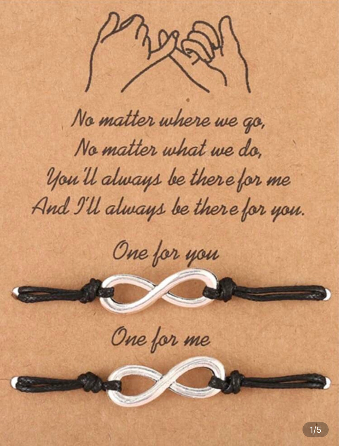 You & Me Promise bracelet