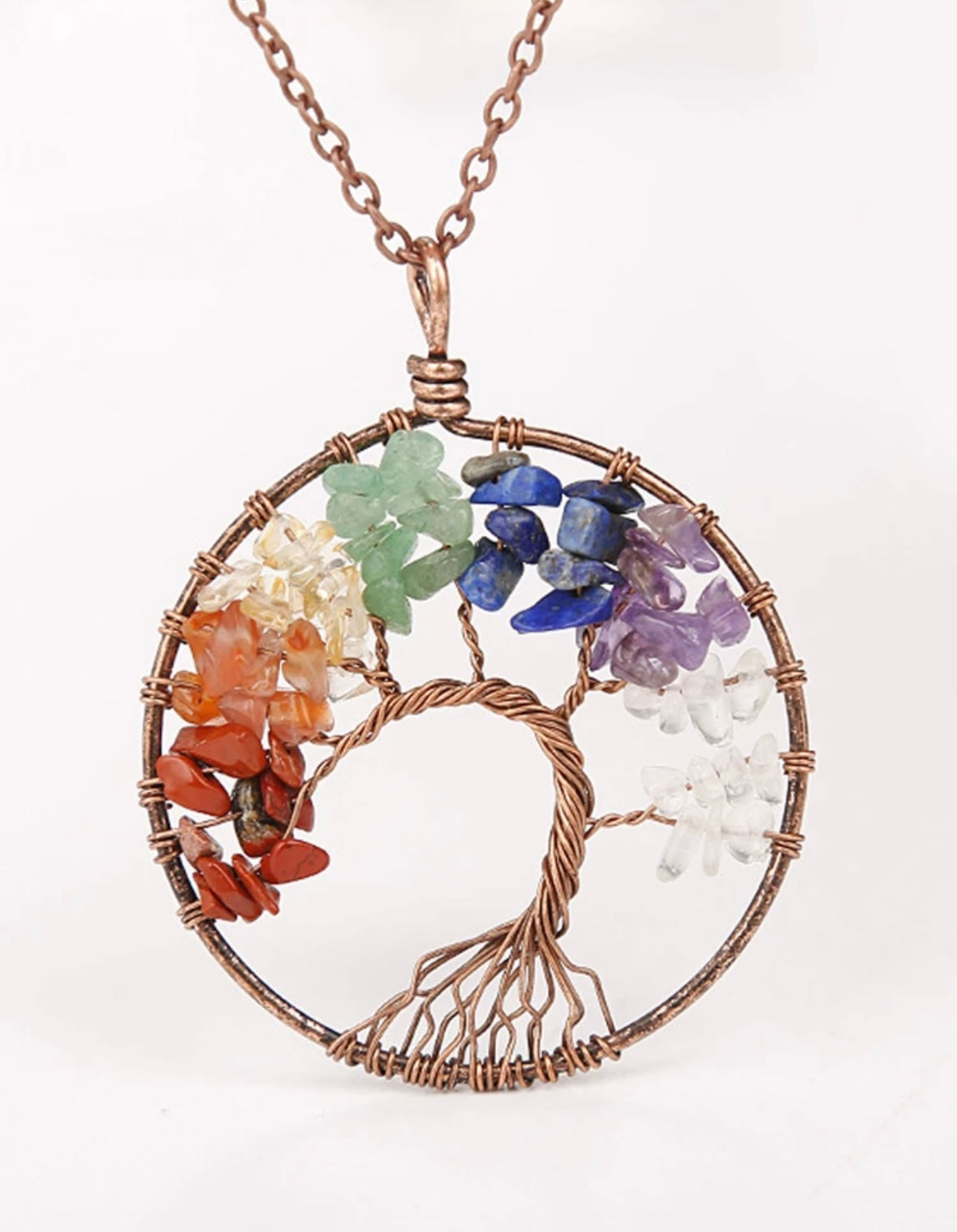Chakra Tree of Life necklace