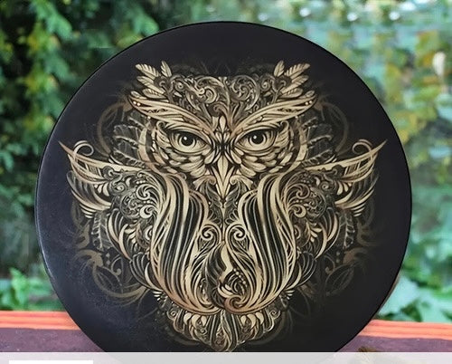 Owl Tribal Drum