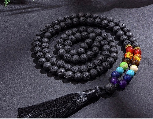 Lava Stone Mala Beads