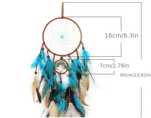 Blue & Brown Dreamcatcher