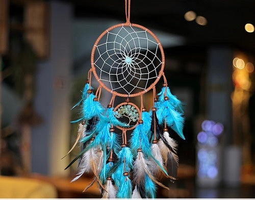 Blue & Brown Dreamcatcher